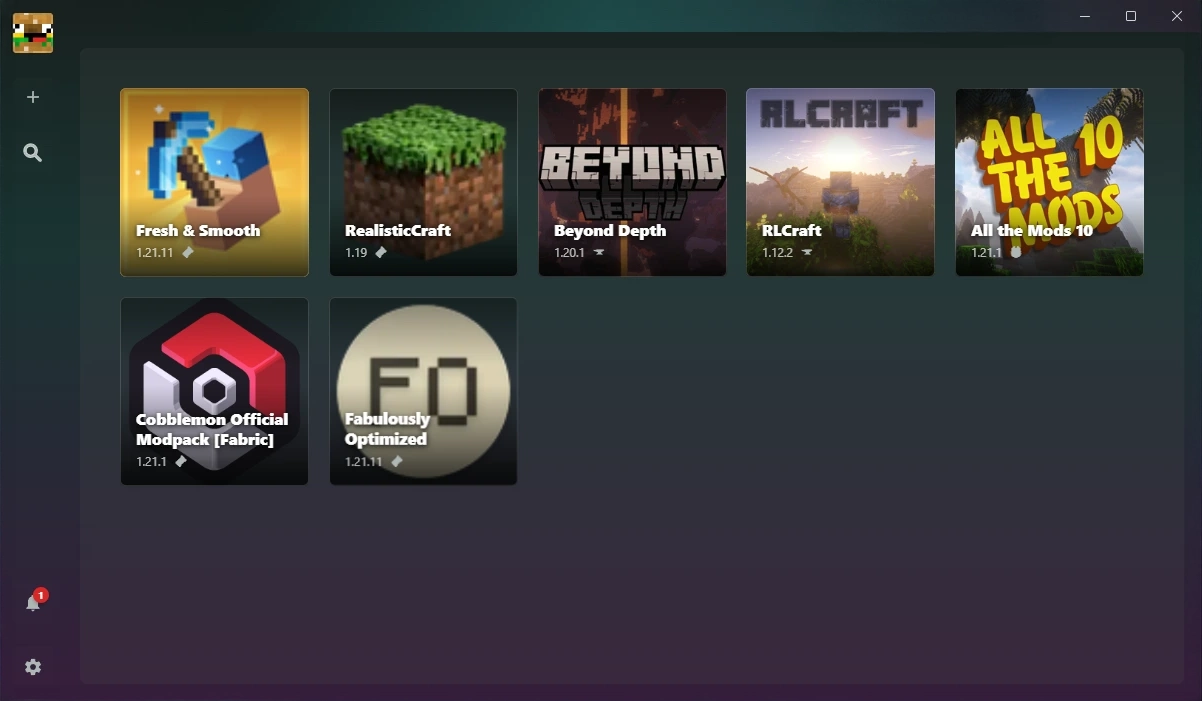 Vesta Launcher screenshot